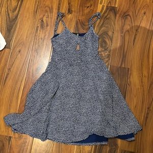 UO Blue Dress with Cutout in Back and Front
